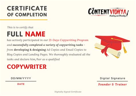 copywriting certificate and degree programs